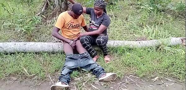  Two Campus guys went down the woods to have an outdoor fun, they fucked while villagers were passing